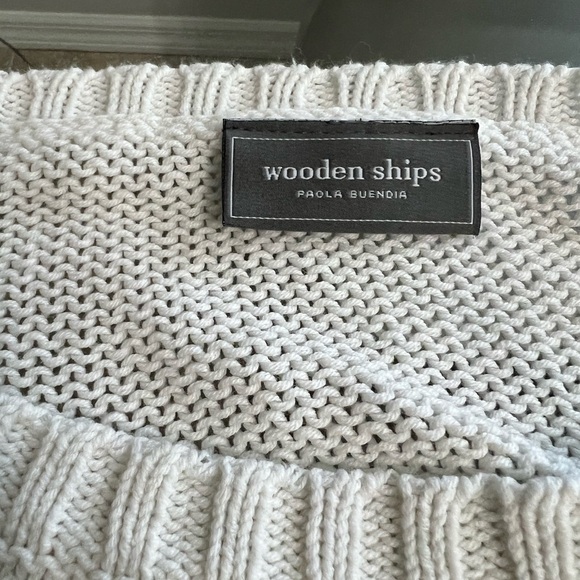 Wooden Ships Cream Knit Sweater - Picture 3 of 5